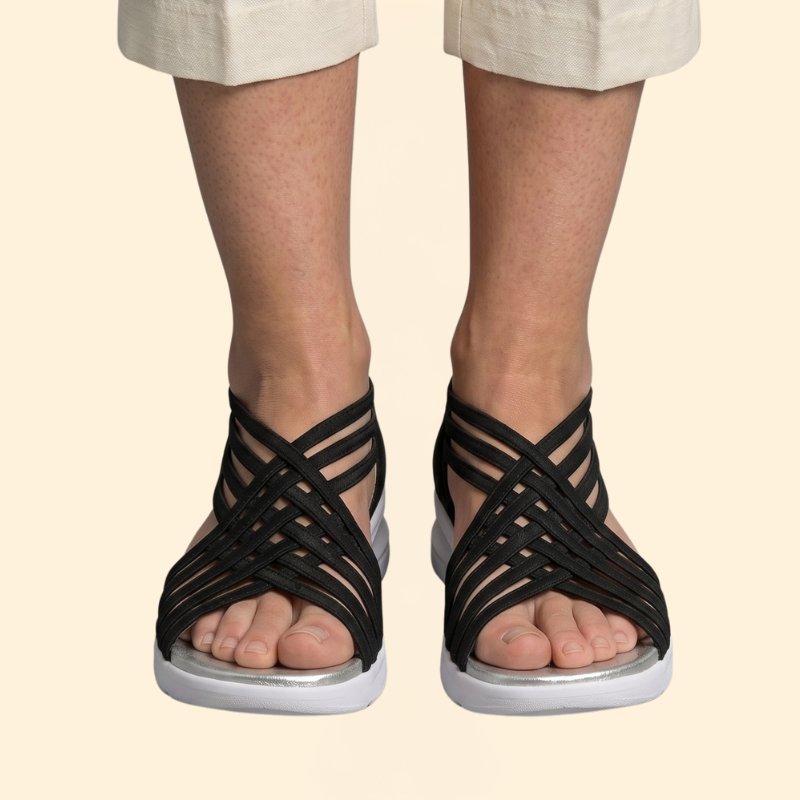 Women's Orthopedic Sandals with Elastic Straps