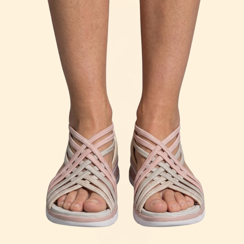 Women's Orthopedic Sandals with Elastic Straps