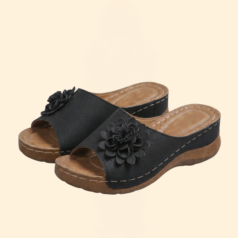 Women's Orthopedic Sandals with Floral