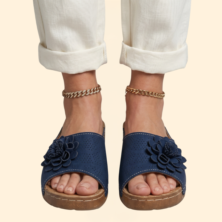 Women's Orthopedic Sandals with Floral