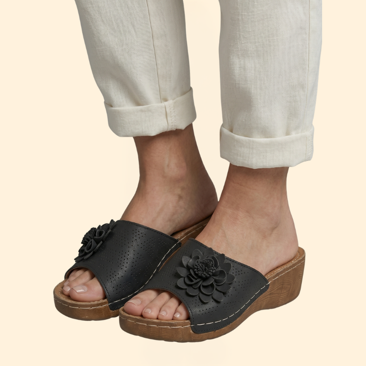 Women's Orthopedic Sandals with Floral