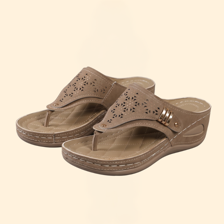 Women's Orthopedic Sandals with Laser Cut Straps