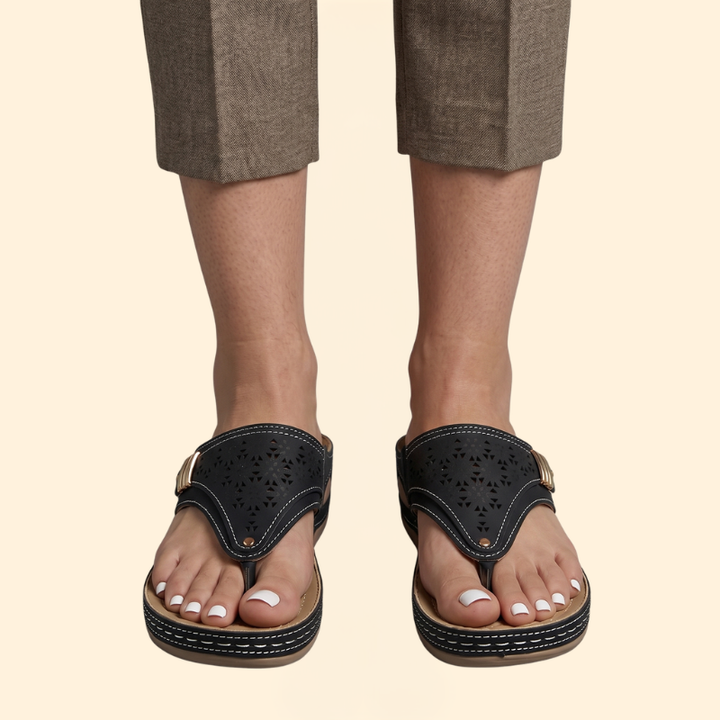 Women's Orthopedic Sandals with Laser Cut Straps