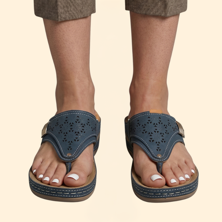 Women's Orthopedic Sandals with Laser Cut Straps