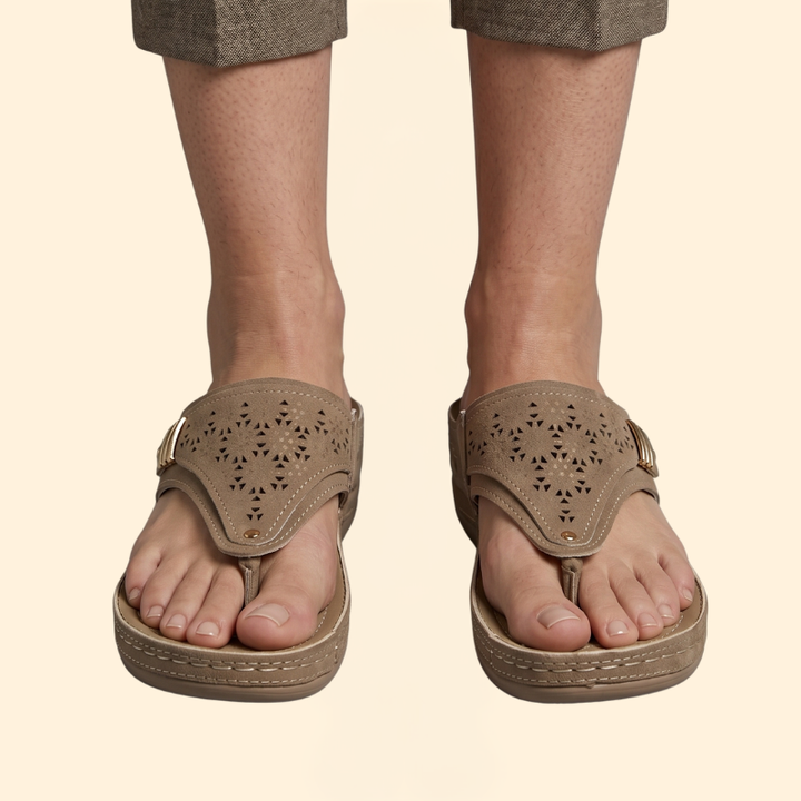 Women's Orthopedic Sandals with Laser Cut Straps