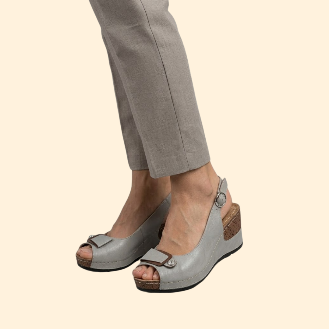 Women's Orthopedic Sandals with Wedge