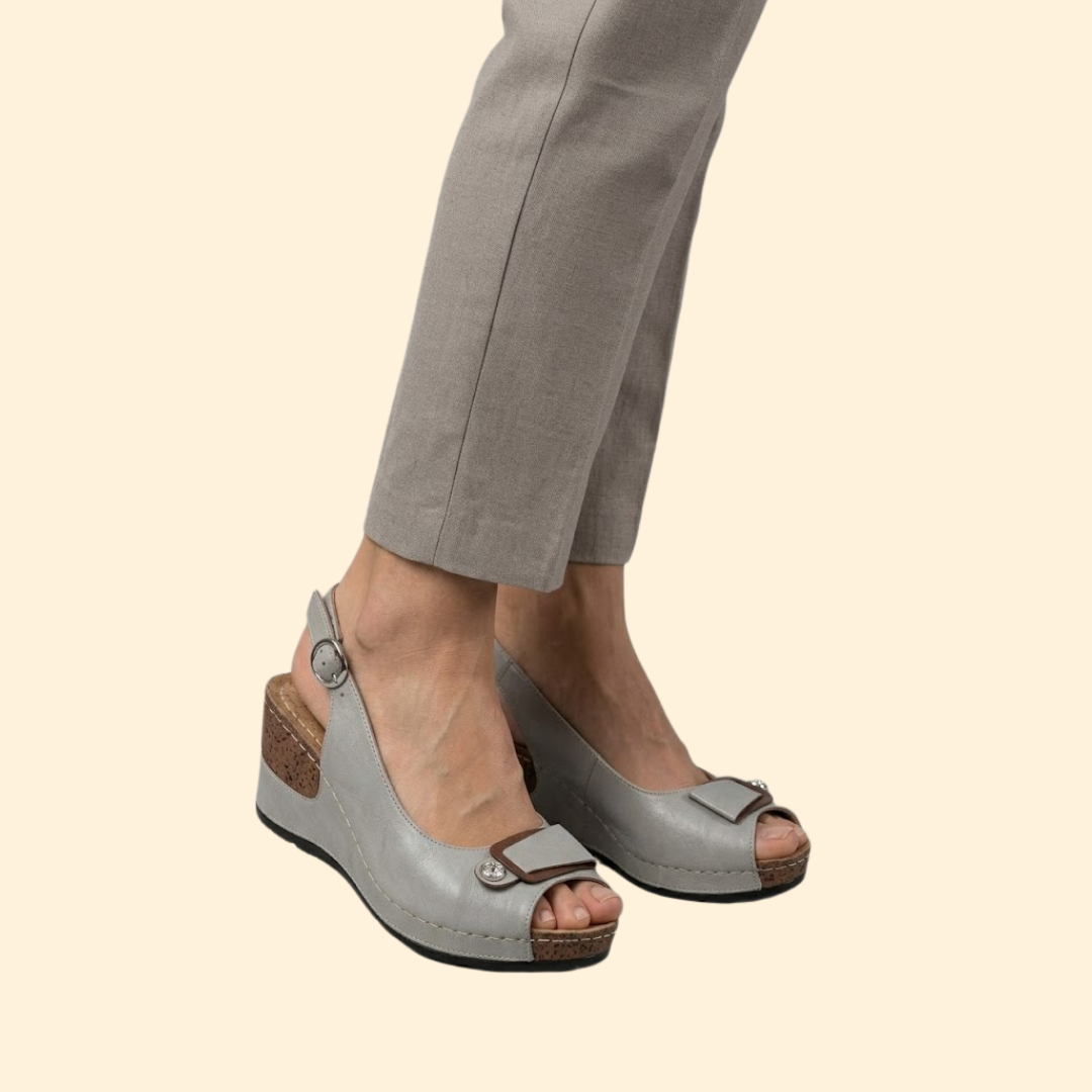 Women's Orthopedic Sandals with Wedge