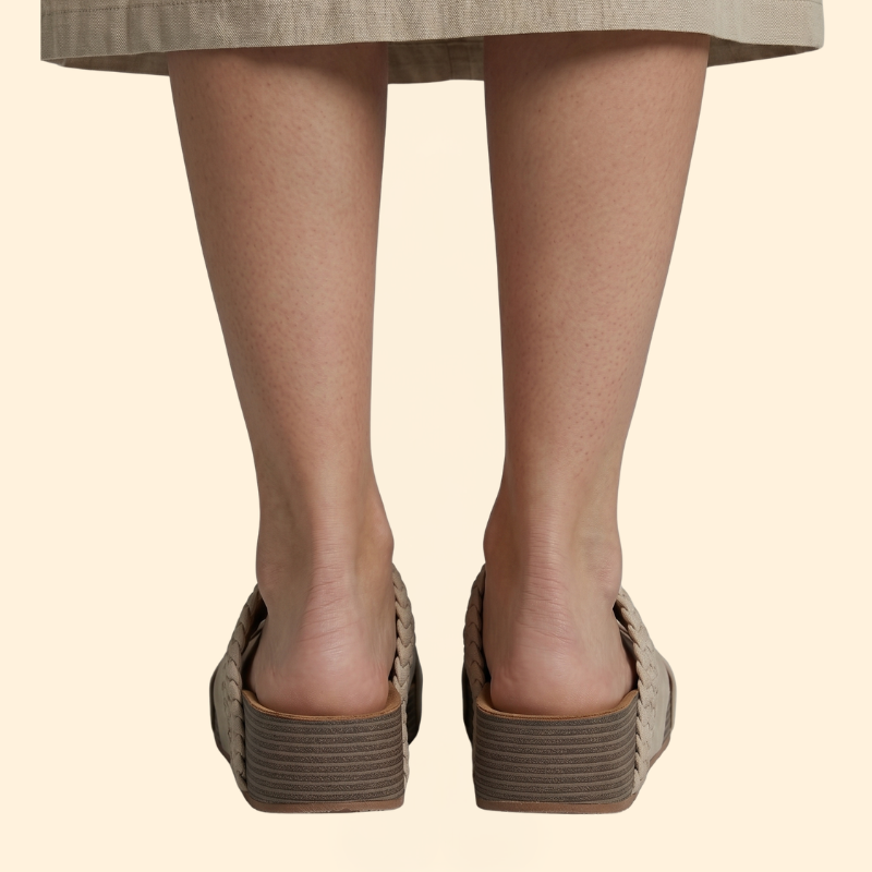 Women's Orthopedic Sandals with Woven Straps