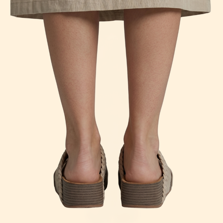 Women's Orthopedic Sandals with Woven Straps