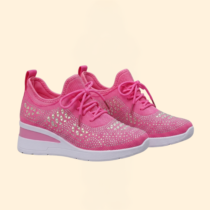 Women's Orthopedic Shoes with Lace-Up Wedge