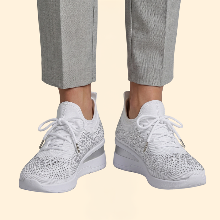Women's Orthopedic Shoes with Lace-Up Wedge