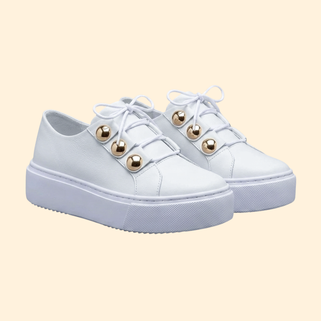 Women's Orthopedic Sneakers with Buttons