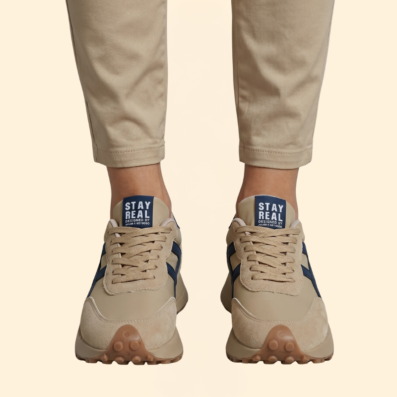 Women's Orthopedic Sneakers with Retro Design