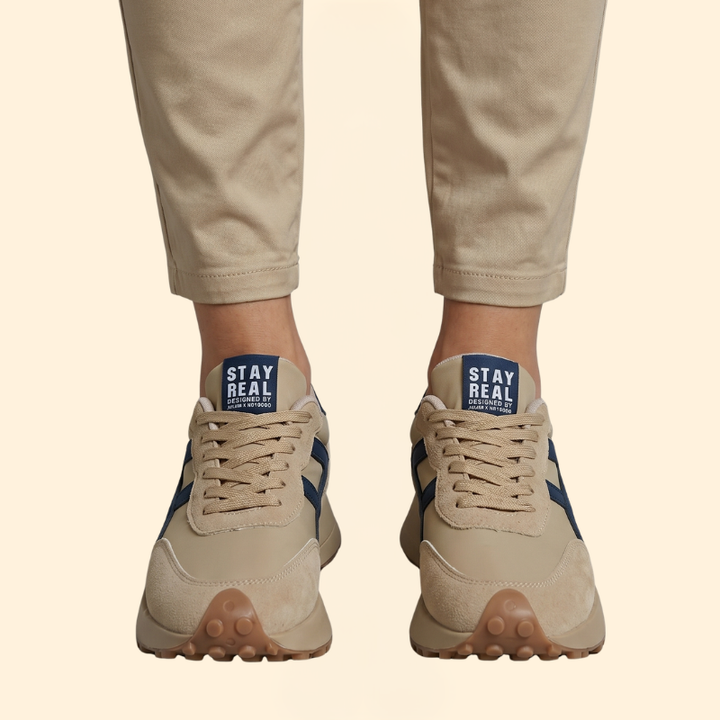 Women's Orthopedic Sneakers with Retro Design