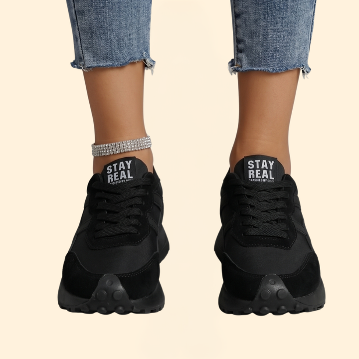 Women's Orthopedic Sneakers with Retro Design