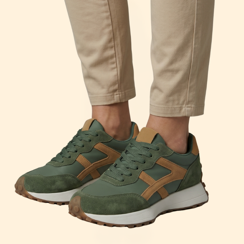 Women's Orthopedic Sneakers with Retro Design