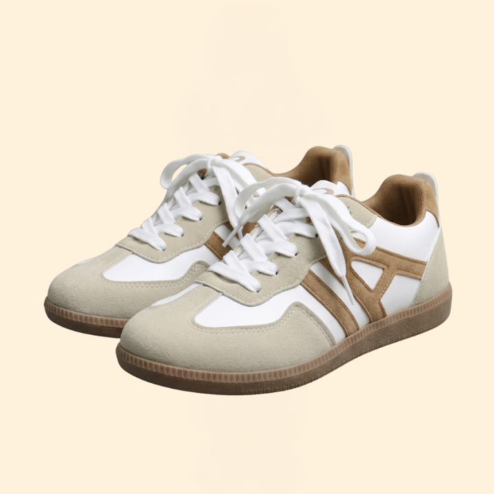 Women's Orthopedic Sneakers with Suede Overlays