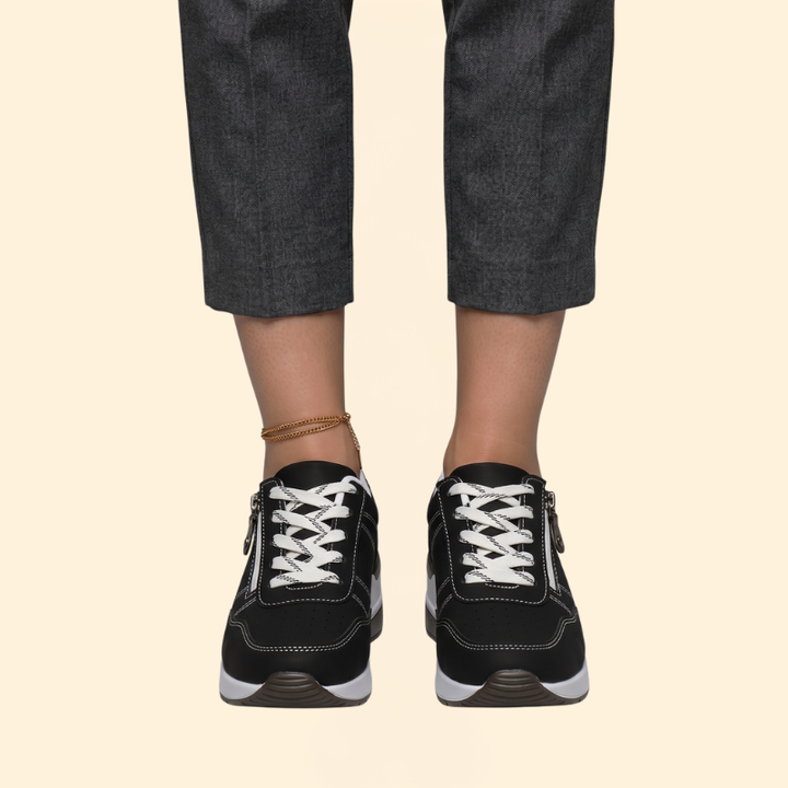 Women's Orthopedic Sneakers with Zipper