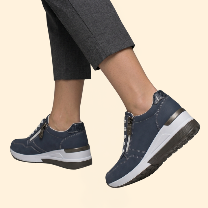 Women's Orthopedic Sneakers with Zipper