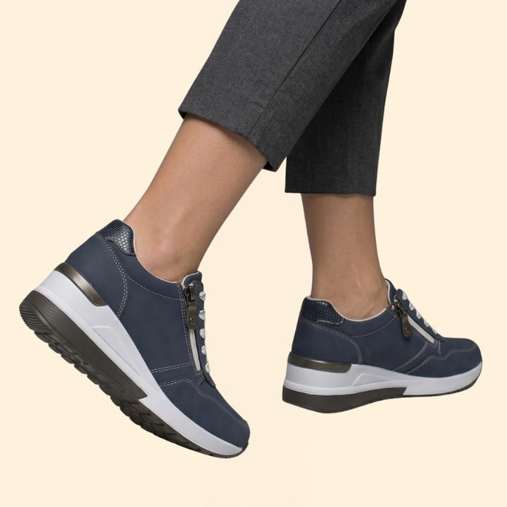 Women's Orthopedic Sneakers with Zipper