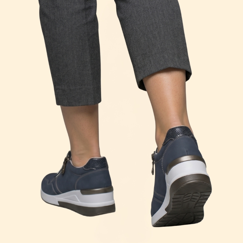 Women's Orthopedic Sneakers with Zipper