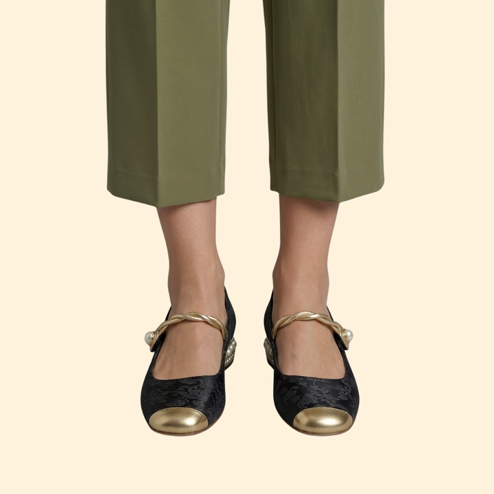 Women’s Orthopedic with Metallic Toe Cap