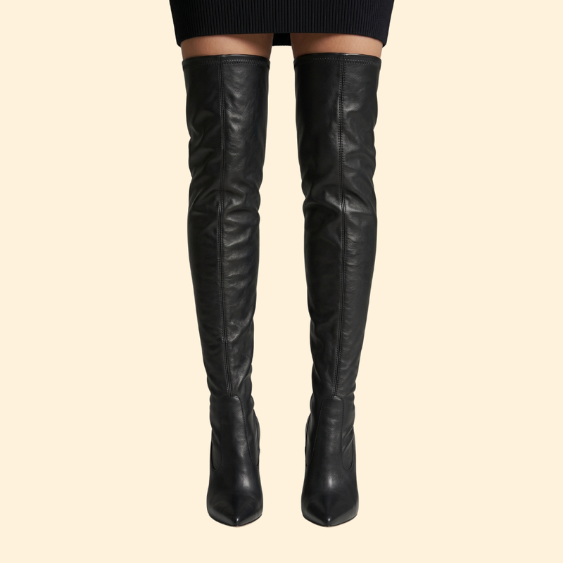 Women’s Over-The-Knee Boots with Zipper