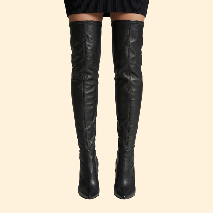 Women’s Over-The-Knee Boots with Zipper