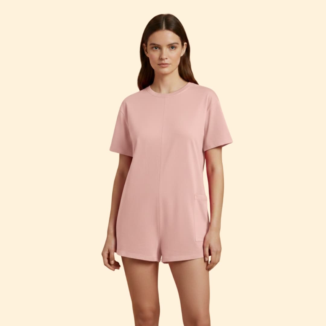 Women’s Oversized Jumpsuit with Pocket Detail