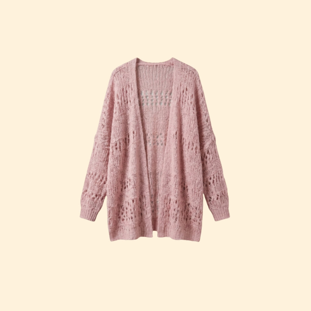 Women’s Oversized Sweater with Batwing Sleeve Detail