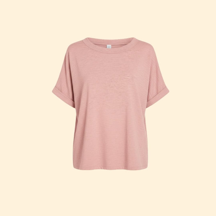 Women’s Oversized T-shirt with Rolled Sleeves
