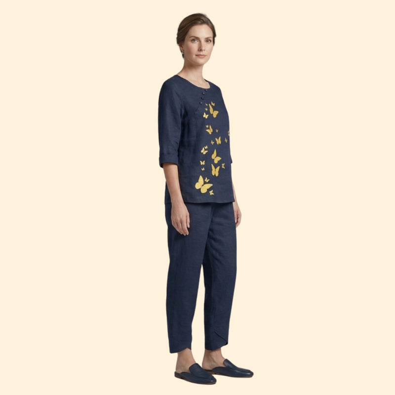 Women’s Oversized Top and Tapered Pants Set