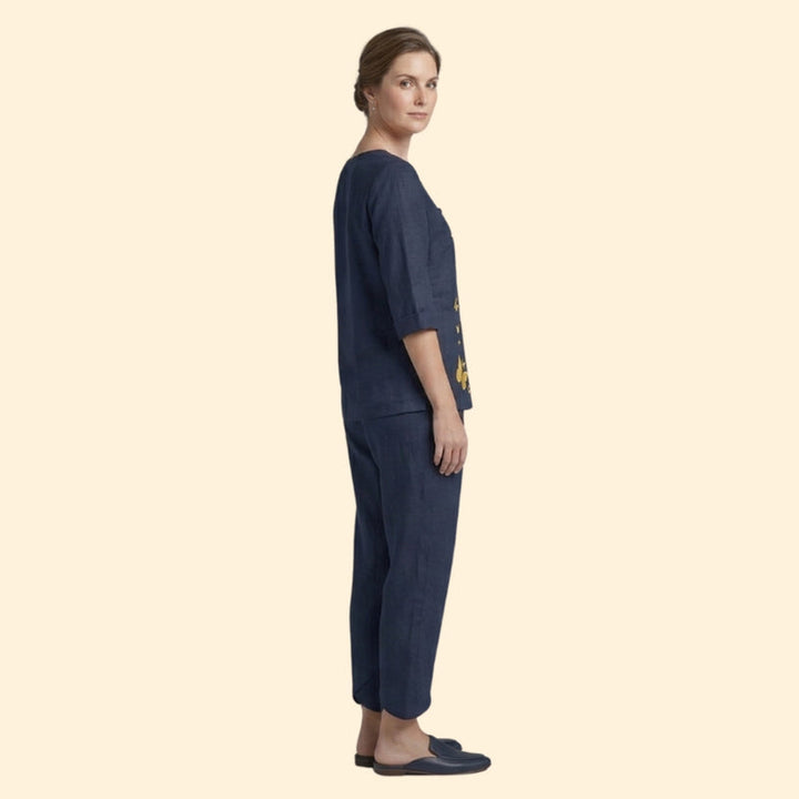 Women’s Oversized Top and Tapered Pants Set