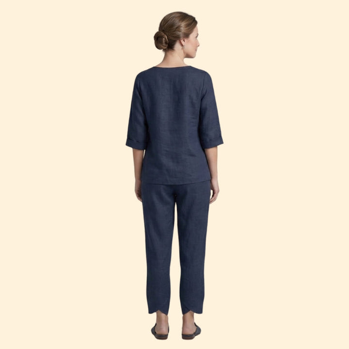 Women’s Oversized Top and Tapered Pants Set