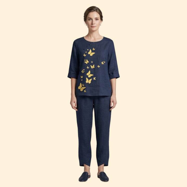 Women’s Oversized Top and Tapered Pants Set