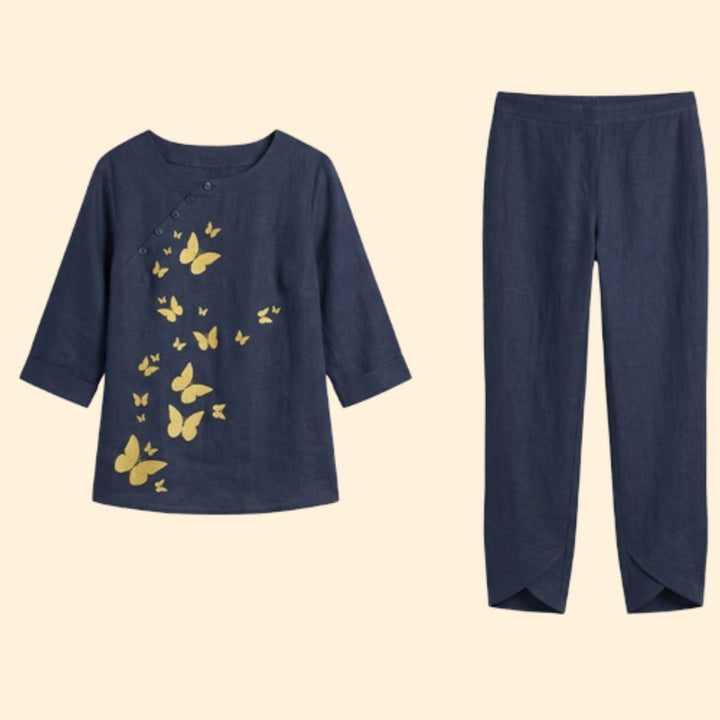 Women’s Oversized Top and Tapered Pants Set