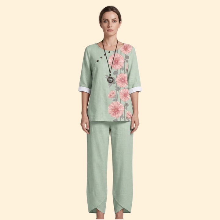 Women’s Oversized Top and Tapered Pants Set