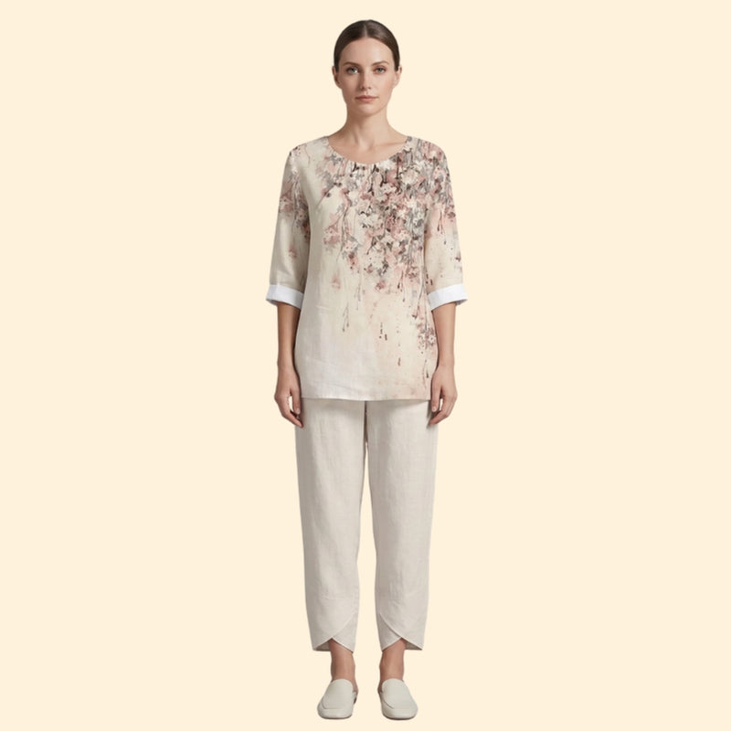 Women’s Oversized Top and Tapered Pants Set