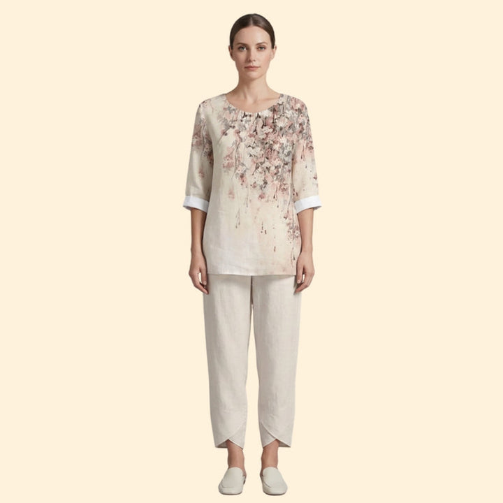 Women’s Oversized Top and Tapered Pants Set