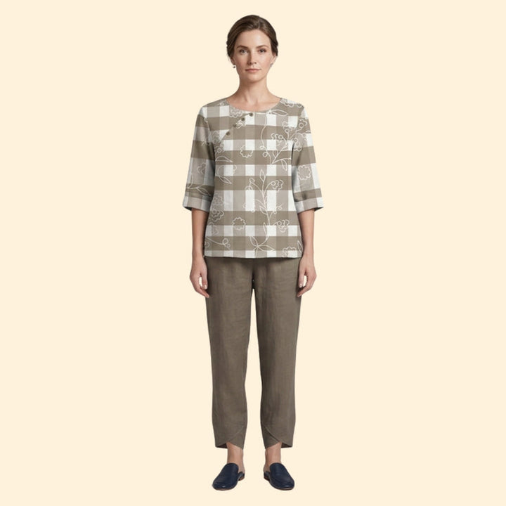 Women’s Oversized Top and Tapered Pants Set