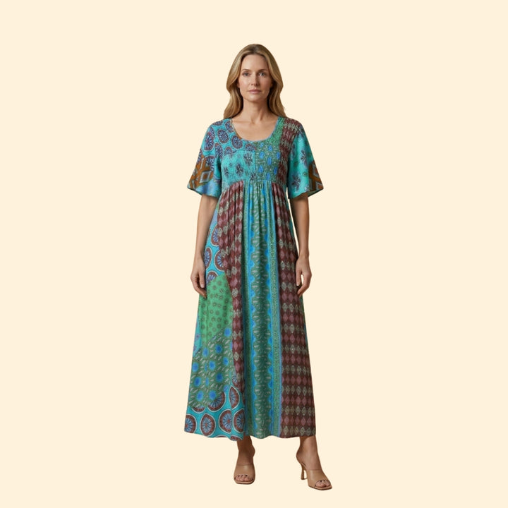 Women's Paisley Maxi Dress