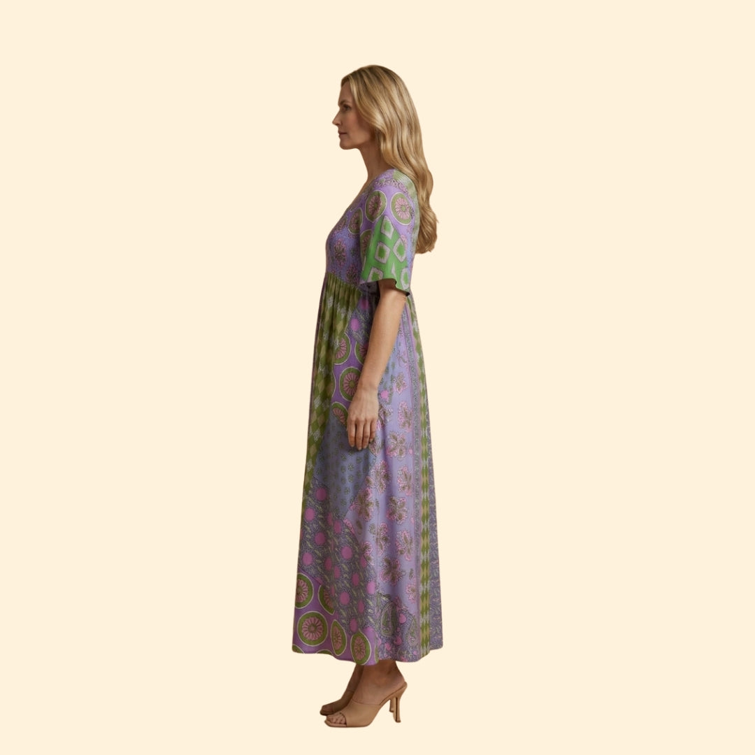 Women's Paisley Maxi Dress