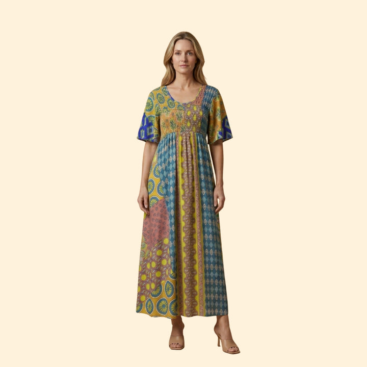 Women's Paisley Maxi Dress