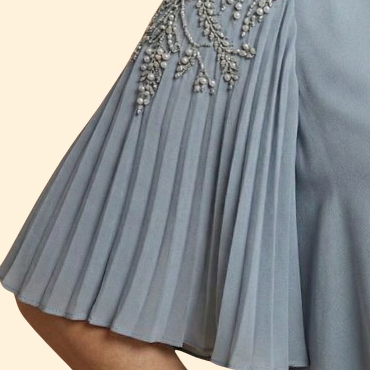 Women’s Pant Set with Layered Chiffon Top