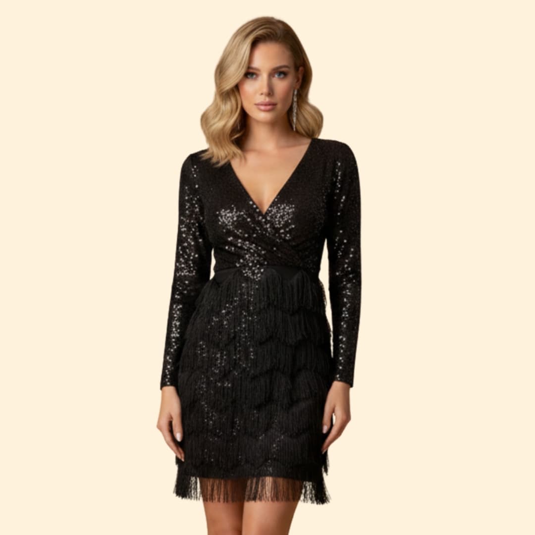 Women's Party Dress with Glitter