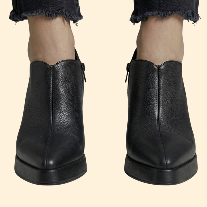 Women’s Patent Leather Pumps with Ankle Strap