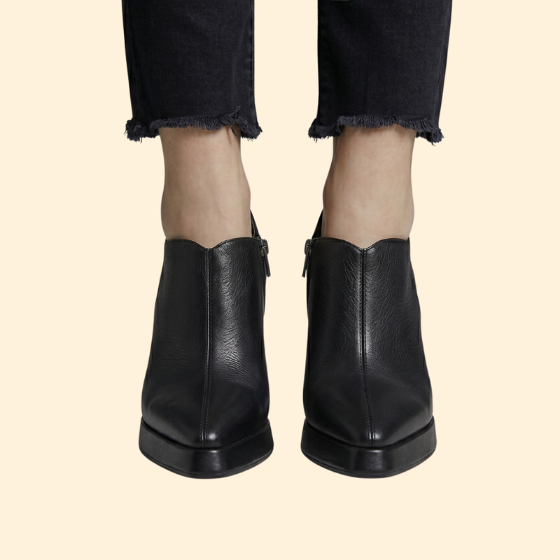 Women’s Patent Leather Pumps with Ankle Strap