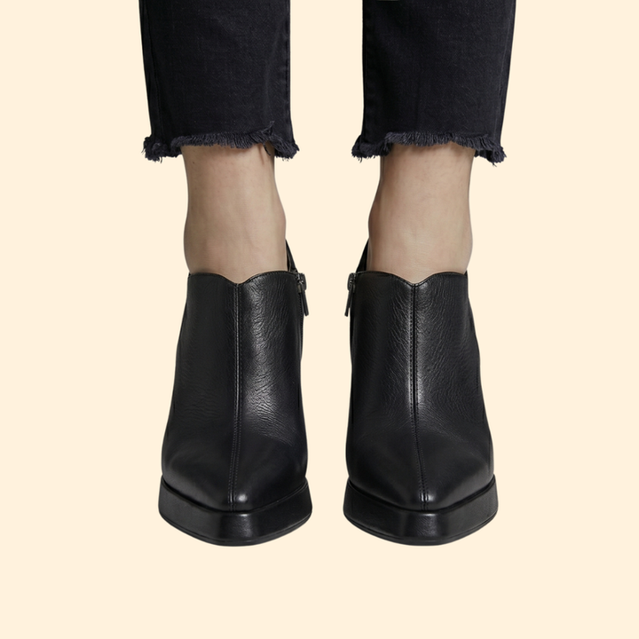 Women’s Patent Leather Pumps with Ankle Strap