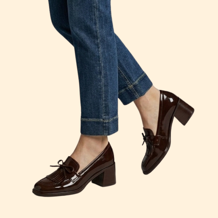 Women’s Patent Loafer with Heels