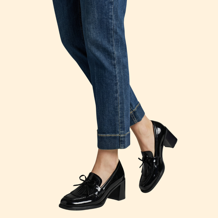Women’s Patent Loafer with Heels